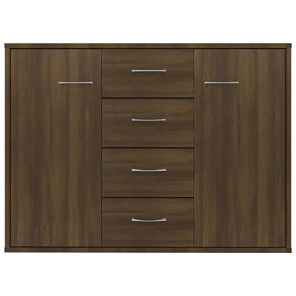 vidaXL Buffet Chêne Marron 88x30x65 cm Bois d'ingénierie