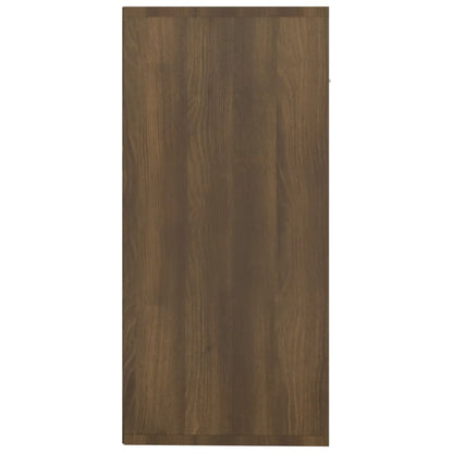 vidaXL Buffet Chêne Marron 88x30x65 cm Bois d'ingénierie