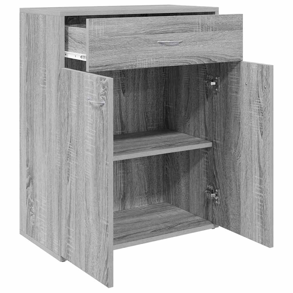 vidaXL Sideboard Grau Sonoma 60x30x75 cm Holzwerkstoff