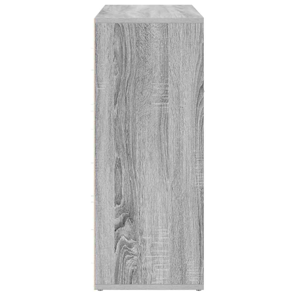 vidaXL Sideboard Grau Sonoma 60x30x75 cm Holzwerkstoff