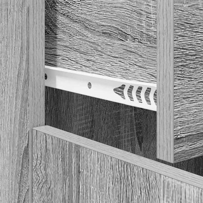 vidaXL Sideboard Grau Sonoma 60x30x75 cm Holzwerkstoff