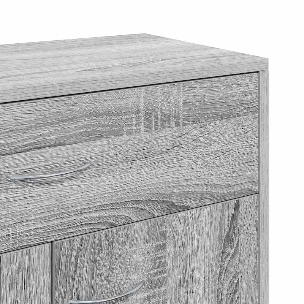 vidaXL Sideboard Grau Sonoma 60x30x75 cm Holzwerkstoff