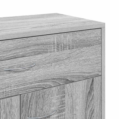 vidaXL Sideboard Grau Sonoma 60x30x75 cm Holzwerkstoff