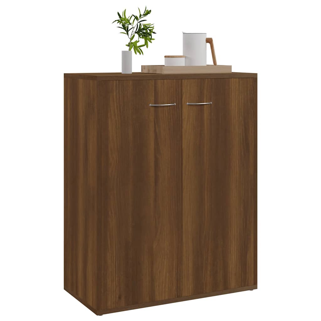 vidaXL Buffet Imitation Chêne Marron 60x30x75 cm Bois d'ingénierie