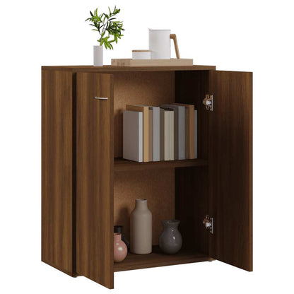 vidaXL Buffet Imitation Chêne Marron 60x30x75 cm Bois d'ingénierie