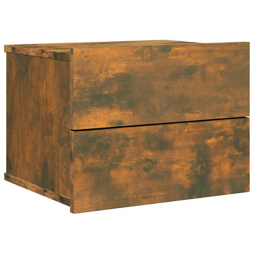 vidaXL Nachttisch Räuchereiche 40x30x30 cm Holzwerkstoff