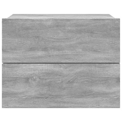 vidaXL Nachttisch Grau Sonoma 40x30x30 cm Holzwerkstoff