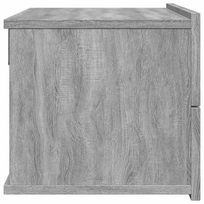 vidaXL Nachttische 2 Stk. Grau Sonoma 40x30x30 cm Holzwerkstoff