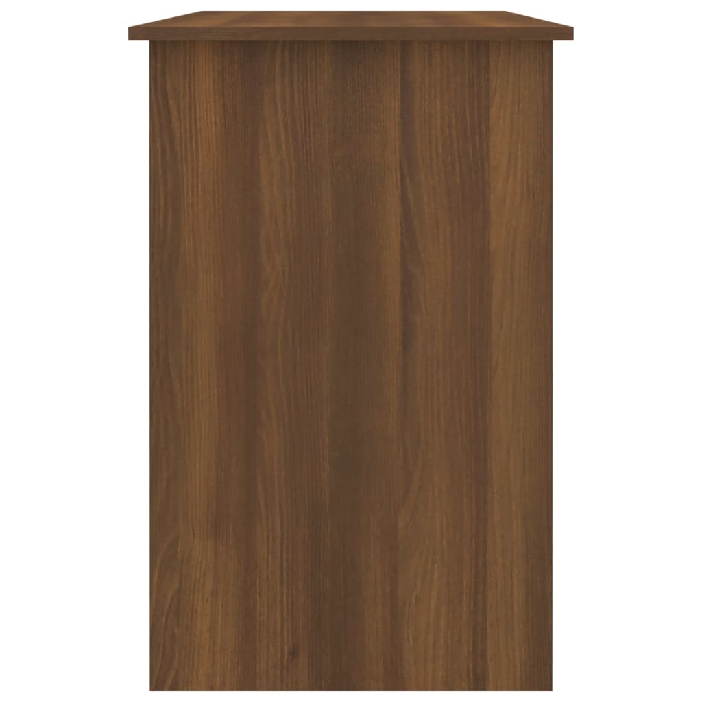 vidaXL Bureau marron aspect chêne 100x50x76 cm bois d'ingénierie