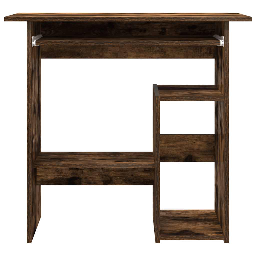 vidaXL Schreibtisch Räuchereiche 80x45x74 cm Holzwerkstoff