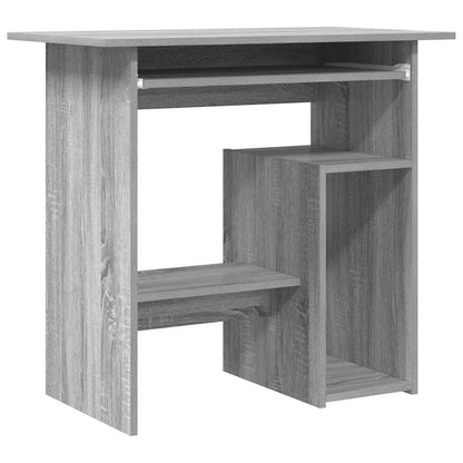 vidaXL Bureau gris sonoma 80x45x74 cm Bois d'ingénierie