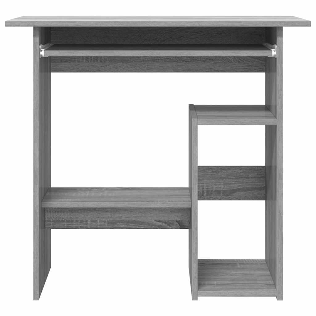 vidaXL Bureau gris sonoma 80x45x74 cm Bois d'ingénierie