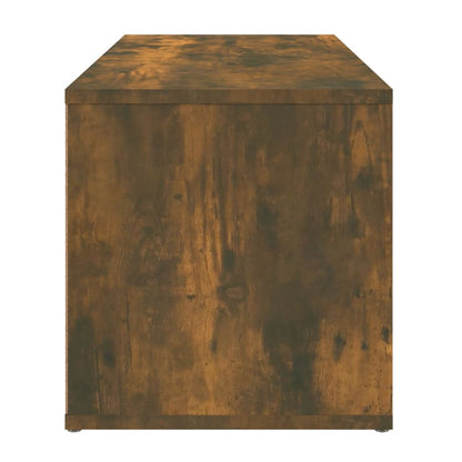 Meuble TV chêne fumé 80x34x36 cm bois d'ingénierie vidaXL