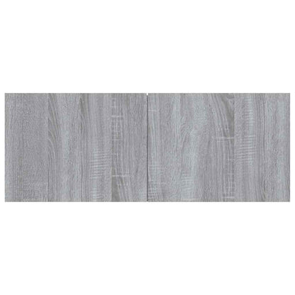 vidaXL Meuble TV gris Sonoma 80x30x30 cm en bois d'ingénierie