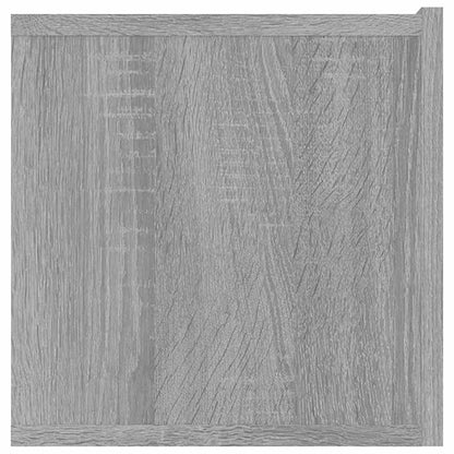 vidaXL Meuble TV gris Sonoma 80x30x30 cm en bois d'ingénierie