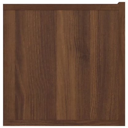 Meuble TV vidaXL marron aspect chêne 80x30x30 cm bois d'ingénierie