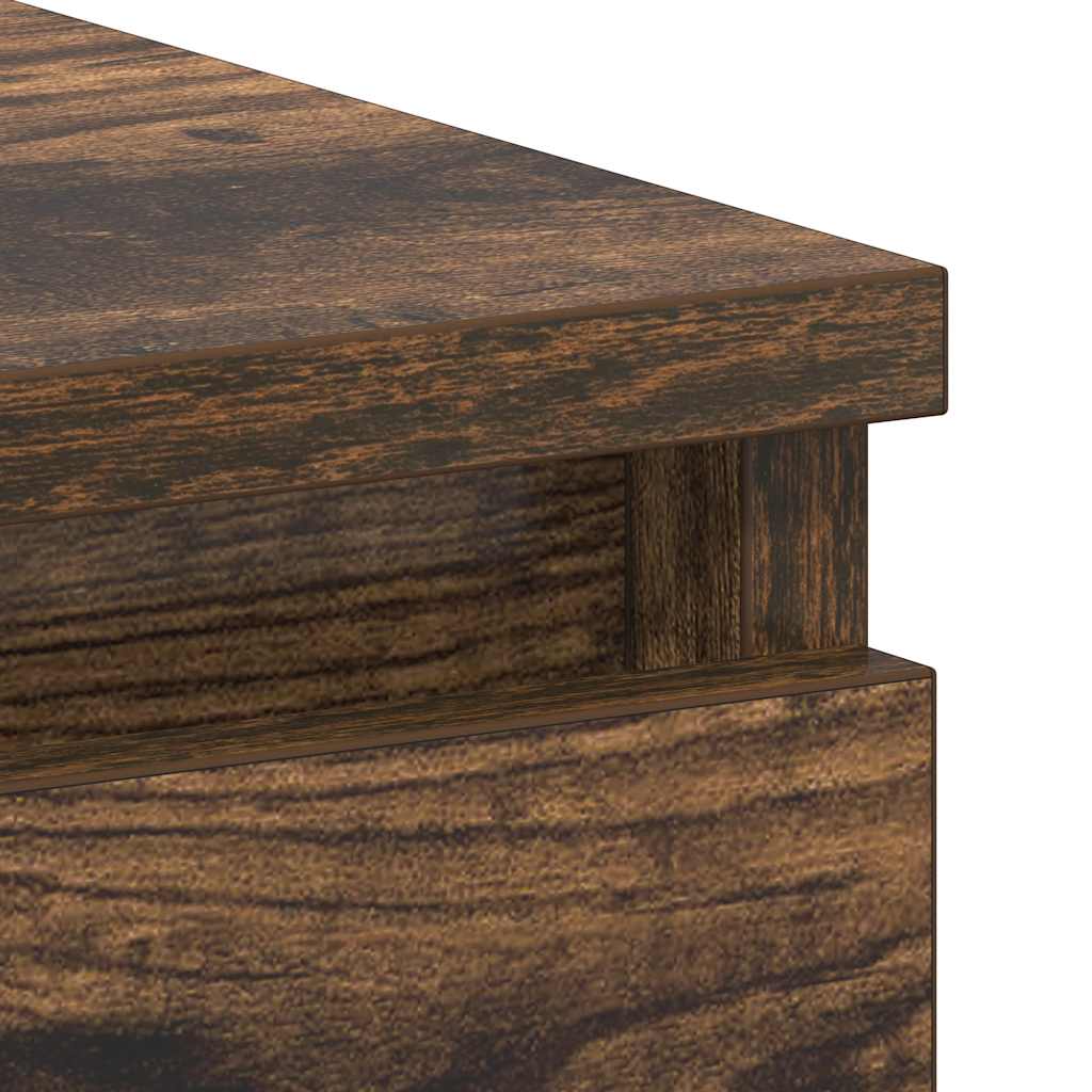 vidaXL Schreibtisch Räuchereiche 90x45x76 cm Holzwerkstoff