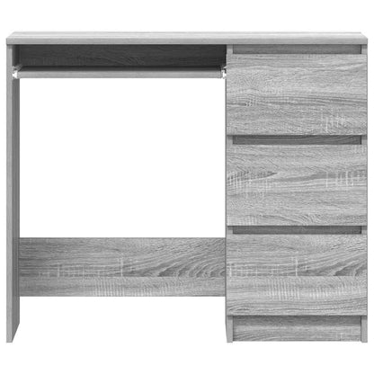 vidaXL Schreibtisch Grau Sonoma 90x45x76 cm Holzwerkstoff