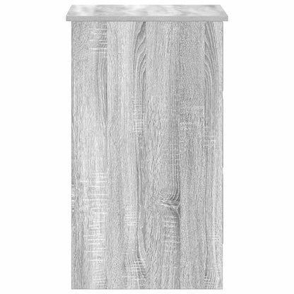 vidaXL Schreibtisch Grau Sonoma 90x45x76 cm Holzwerkstoff