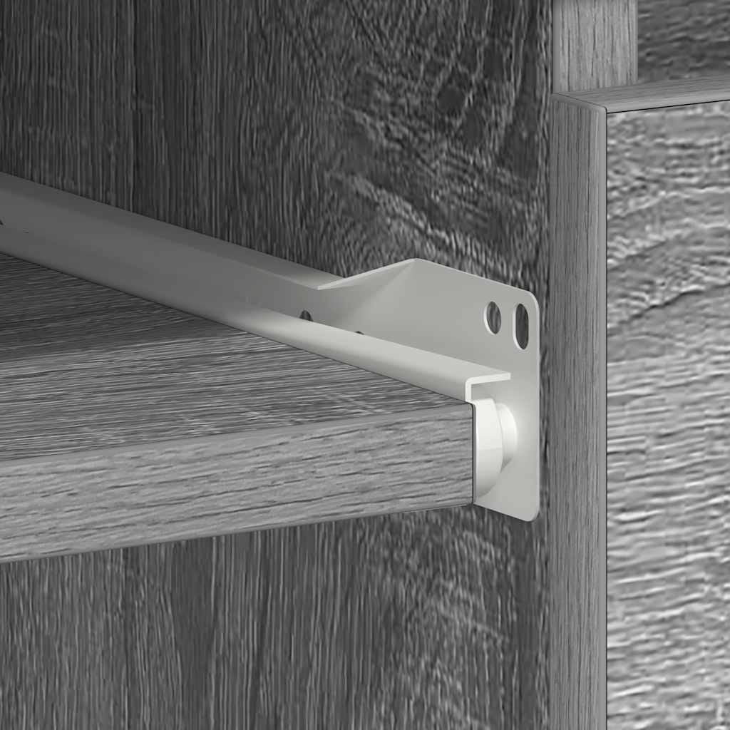 vidaXL Schreibtisch Grau Sonoma 90x45x76 cm Holzwerkstoff