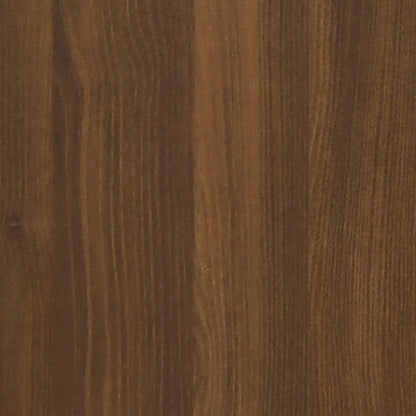 vidaXL Armoire de toilette Marron aspect chêne 80x20,5x64cm Bois d'ingénierie