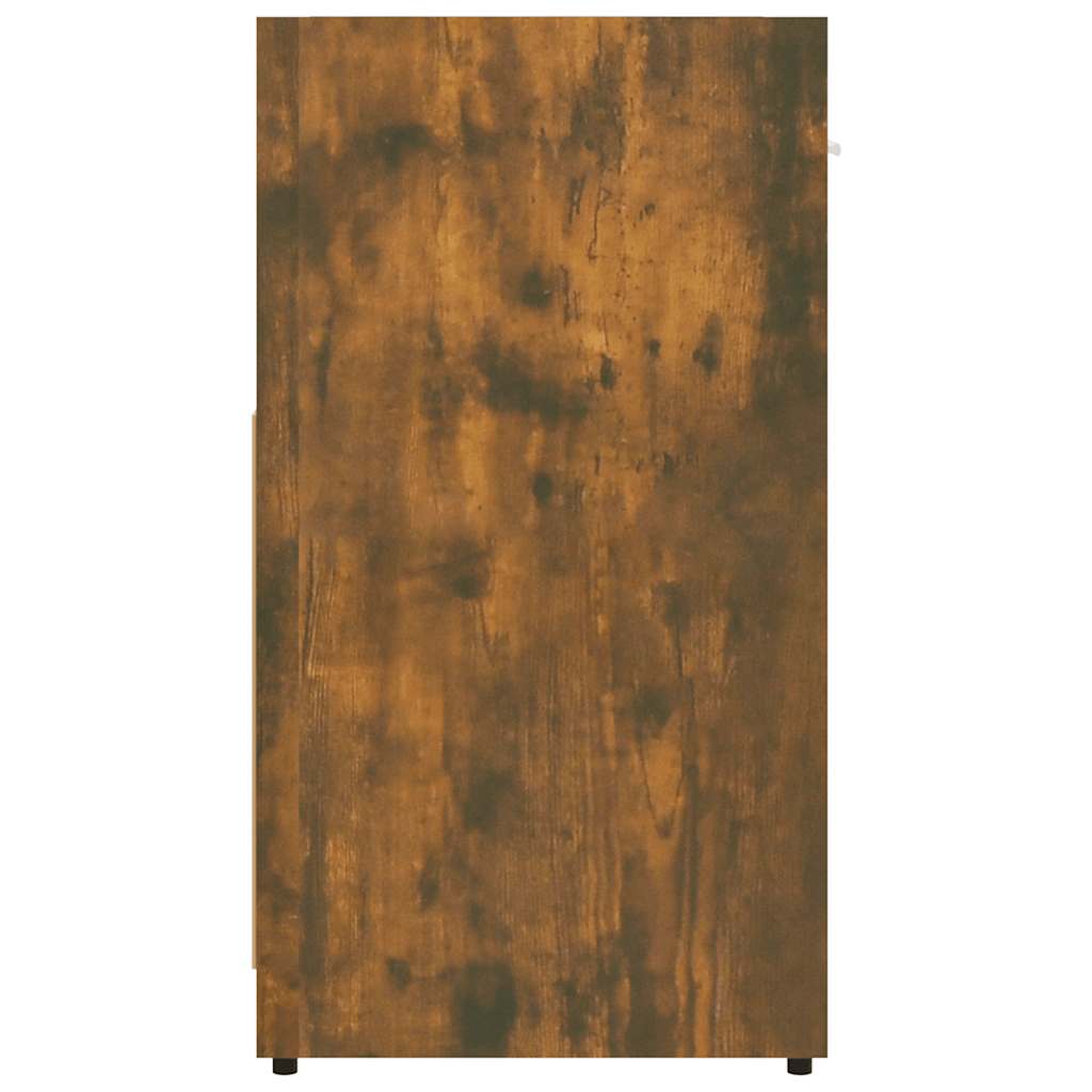 vidaXL Badschrank Räuchereiche 60x33x60 cm Holzwerkstoff