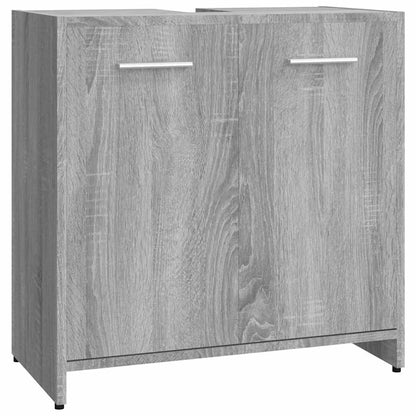 vidaXL Meuble de salle de bain gris sonoma 60x33x60 cm en bois d'ingénierie