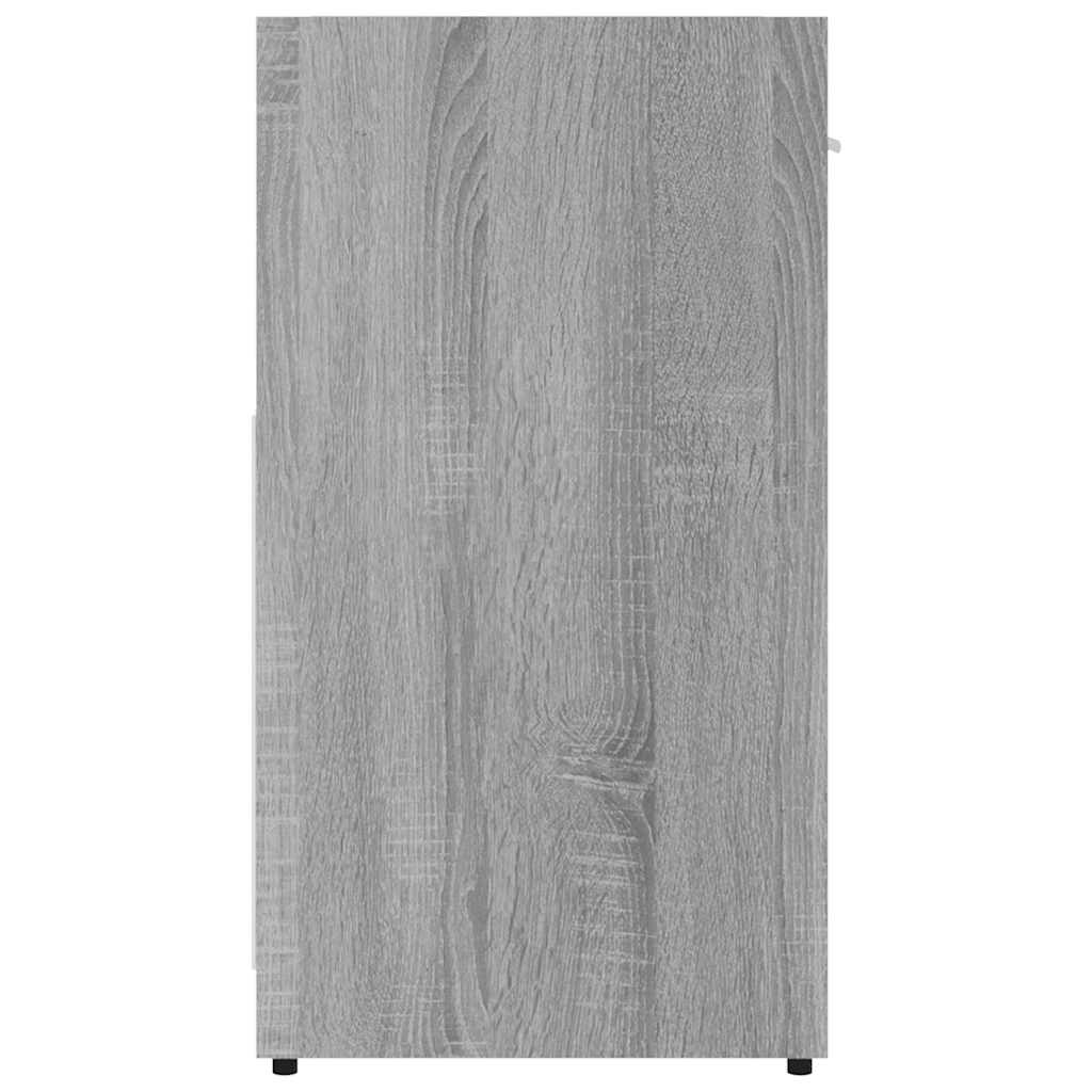 vidaXL Meuble de salle de bain gris sonoma 60x33x60 cm en bois d'ingénierie