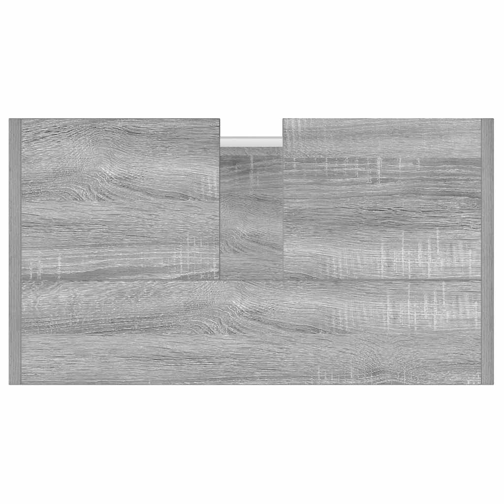 vidaXL Meuble de salle de bain gris sonoma 60x33x60 cm en bois d'ingénierie