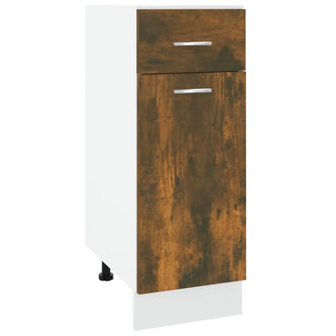 vidaXL Unterschrank mit Schublade Lyon Räuchereiche 30x46x81,5 cm