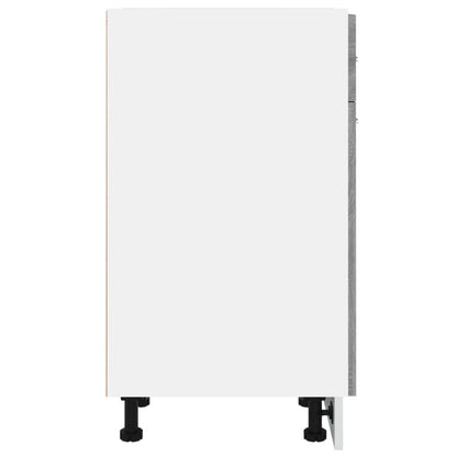 vidaXL Unterschrank mit Schublade Lyon Grau Sonoma 30x46x81,5 cm