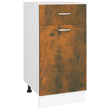 vidaXL Unterschrank mit Schublade Lyon Räuchereiche 40x46x81,5 cm