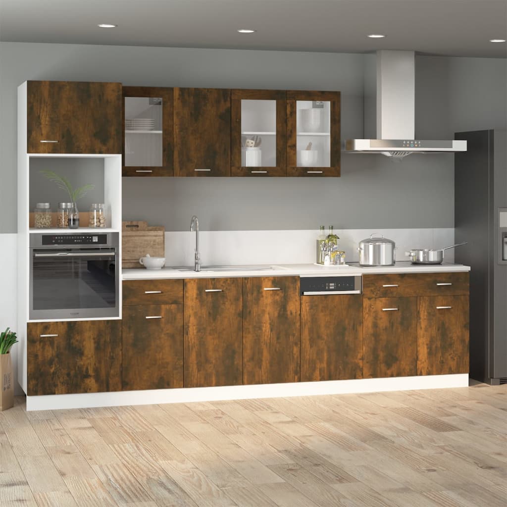 vidaXL Unterschrank mit Schublade Lyon Räuchereiche 40x46x81,5 cm