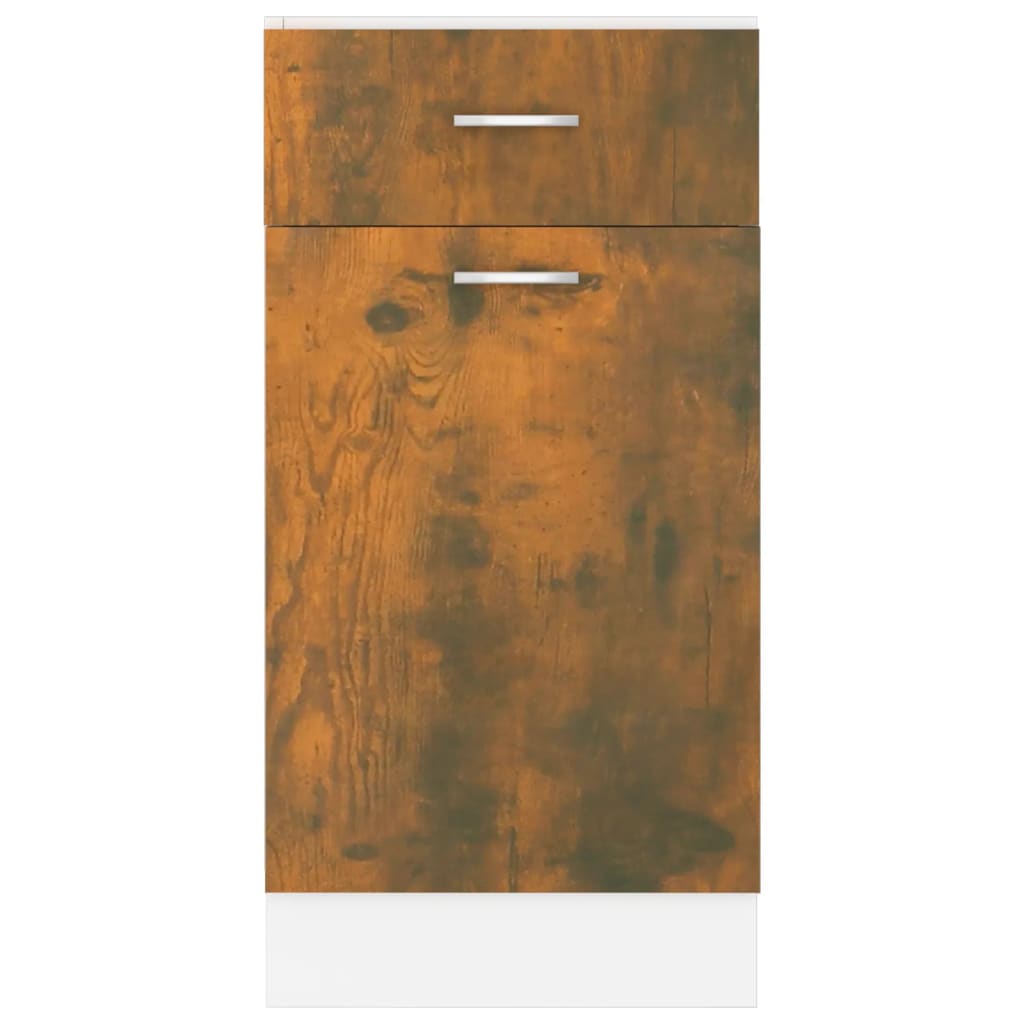 vidaXL Unterschrank mit Schublade Lyon Räuchereiche 40x46x81,5 cm