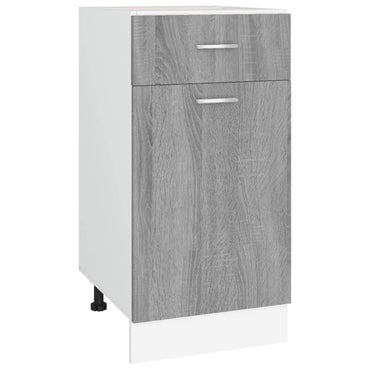 vidaXL Unterschrank mit Schublade Lyon Grau Sonoma 40x46x81,5 cm