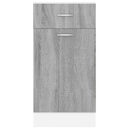 vidaXL Unterschrank mit Schublade Lyon Grau Sonoma 40x46x81,5 cm