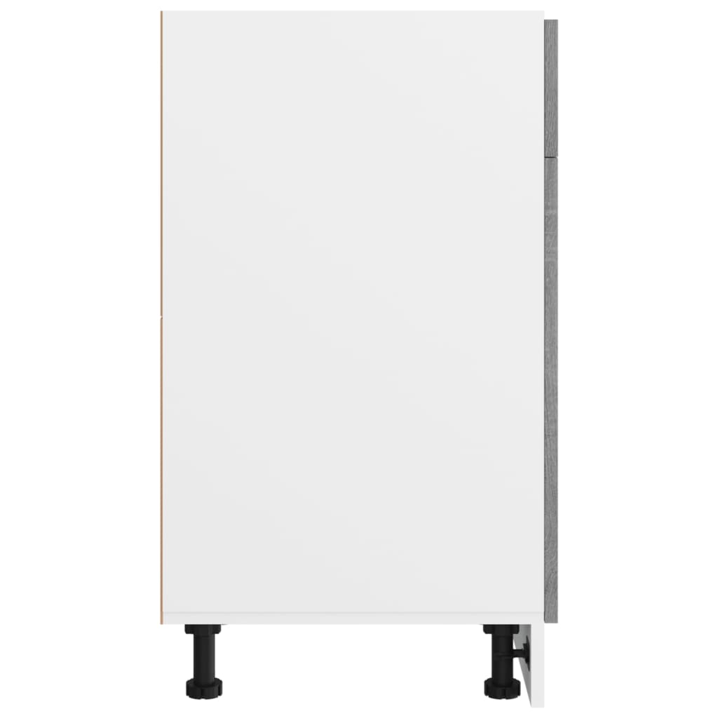 vidaXL Unterschrank mit Schublade Lyon Grau Sonoma 40x46x81,5 cm