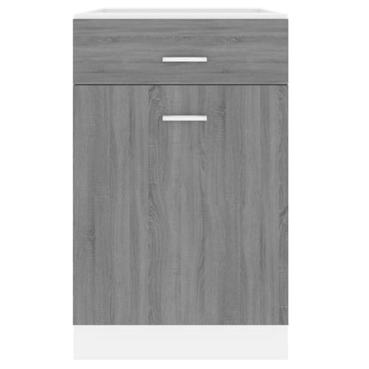 vidaXL Unterschrank mit Schublade Lyon Grau Sonoma 50x46x81,5 cm