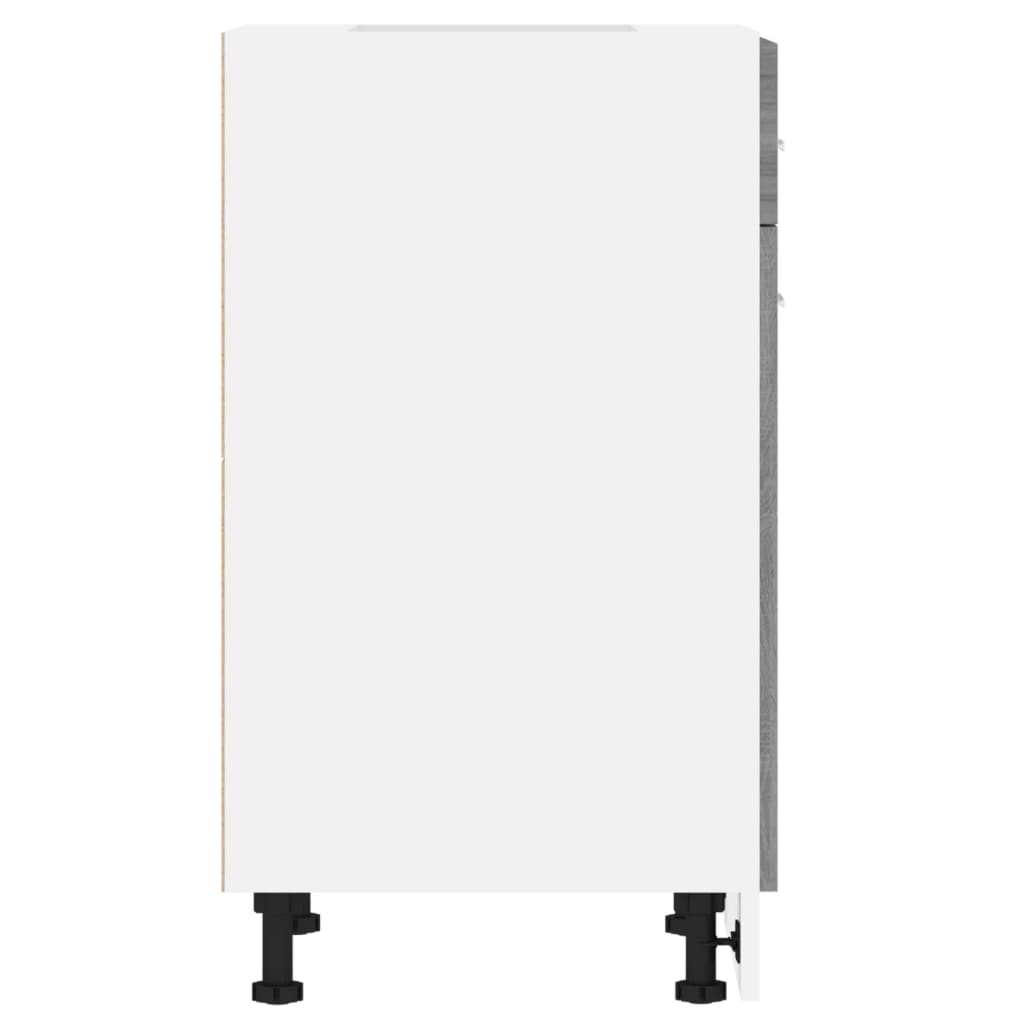 vidaXL Unterschrank mit Schublade Lyon Grau Sonoma 50x46x81,5 cm