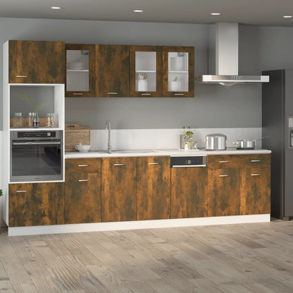 vidaXL Unterschrank mit Schublade Lyon Räuchereiche 80x46x81,5 cm