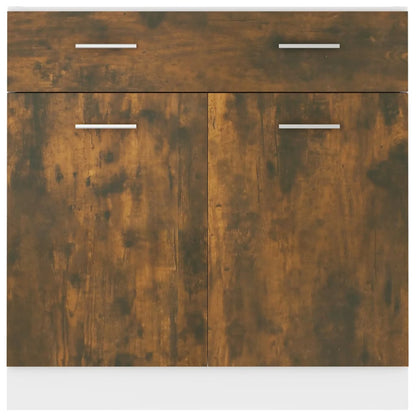 vidaXL Unterschrank mit Schublade Lyon Räuchereiche 80x46x81,5 cm