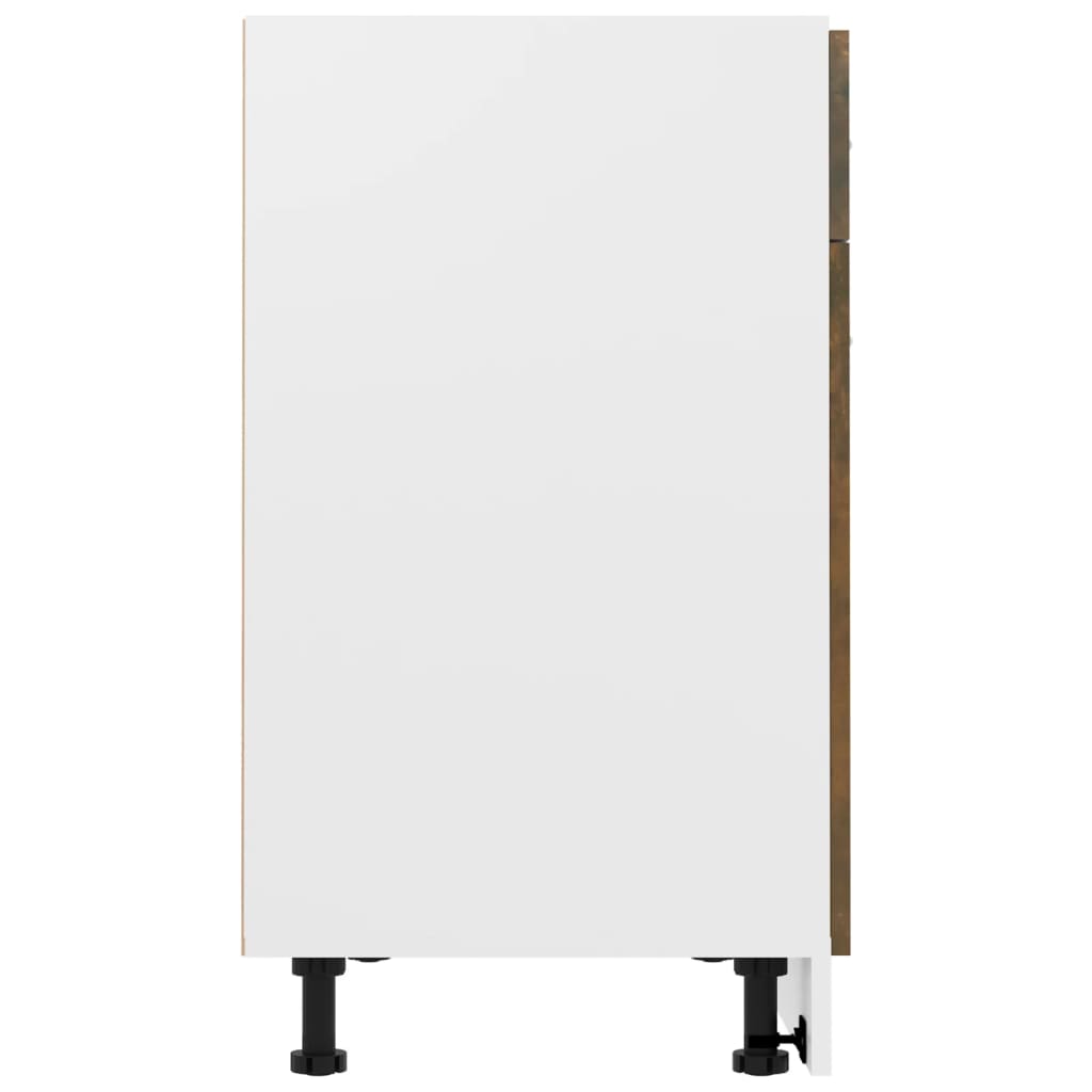vidaXL Unterschrank mit Schublade Lyon Räuchereiche 80x46x81,5 cm