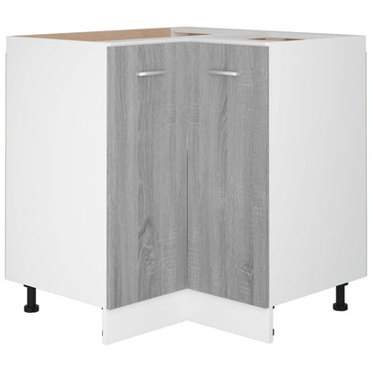 vidaXL Küchenschrank Lyon Grau Sonoma 75,5x75,5x81,5 cm Holzwerkstoff