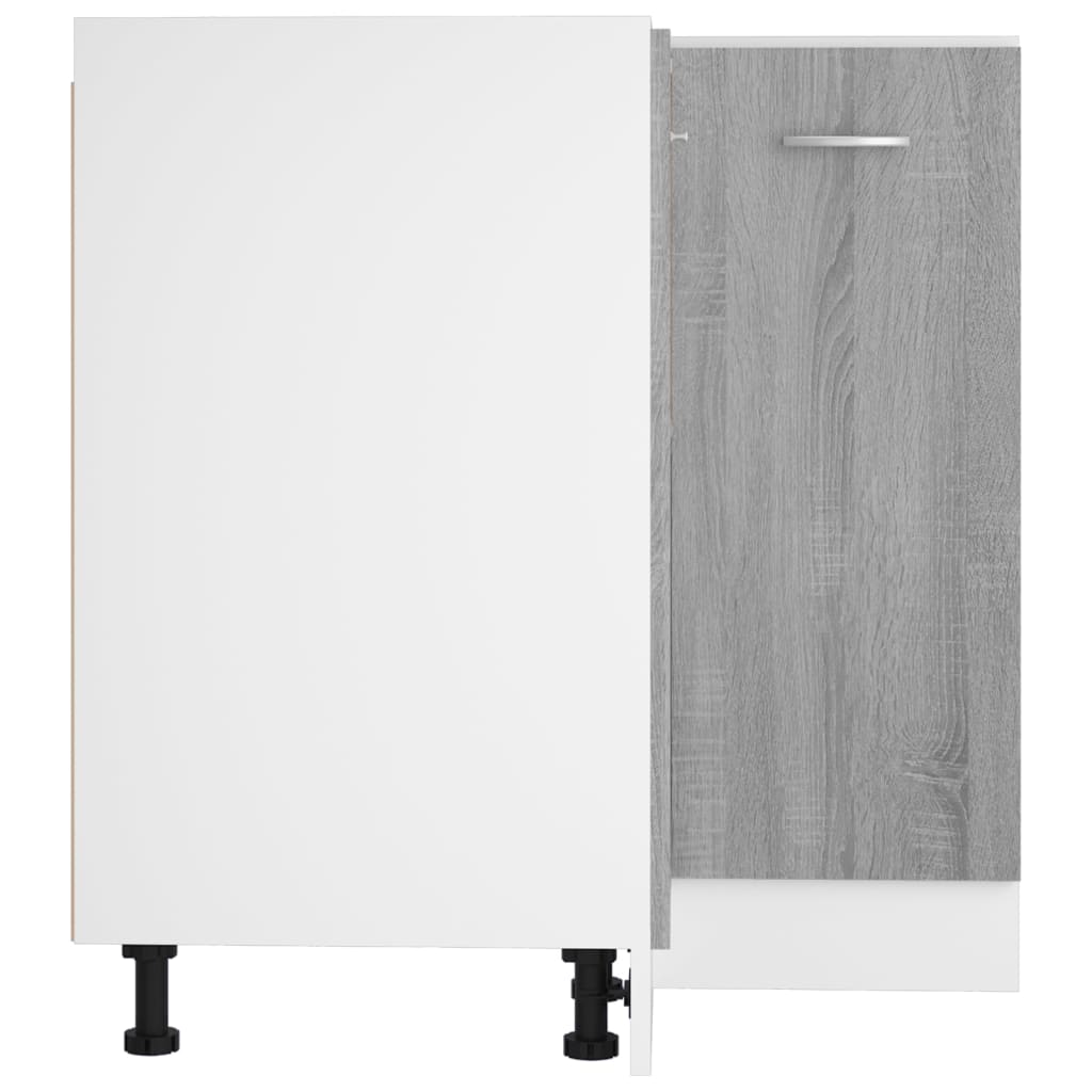 vidaXL Küchenschrank Lyon Grau Sonoma 75,5x75,5x81,5 cm Holzwerkstoff