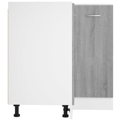 vidaXL Küchenschrank Lyon Grau Sonoma 75,5x75,5x81,5 cm Holzwerkstoff