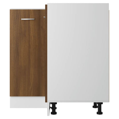 vidaXL Küchenschrank Braun Eichen-Optik 75,5x75,5x81,5cm Holzwerkstoff