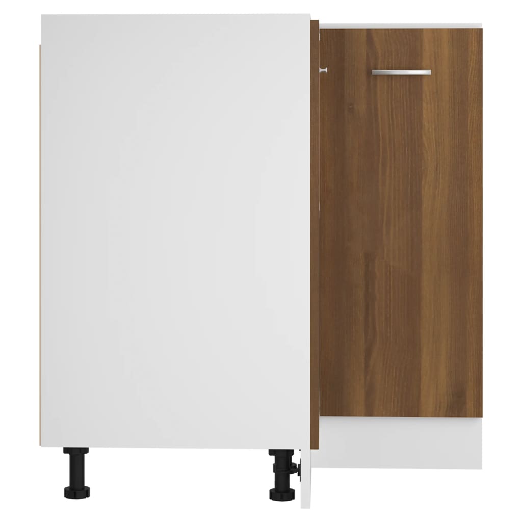 vidaXL Küchenschrank Braun Eichen-Optik 75,5x75,5x81,5cm Holzwerkstoff