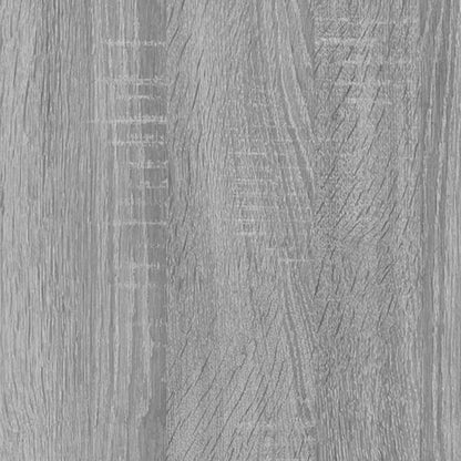 vidaXL Mikrowellenumbauschrank Lyon Grau Sonoma 60x57x207 cm Holzwerkstoff