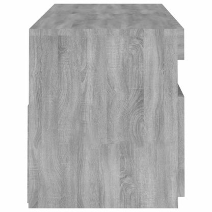 Meuble TV vidaXL avec lumières LED gris Sonoma 120x35x40 cm