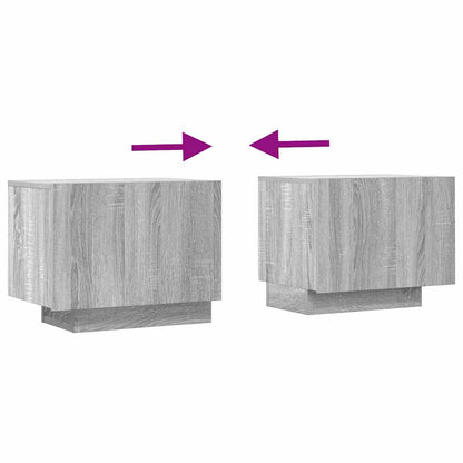 Meuble TV vidaXL gris Sonoma 100x35x40 cm aggloméré